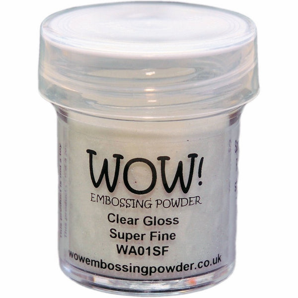 Wow! Embossing Powder Large Jar 160ml-Clear Gloss Super Fine