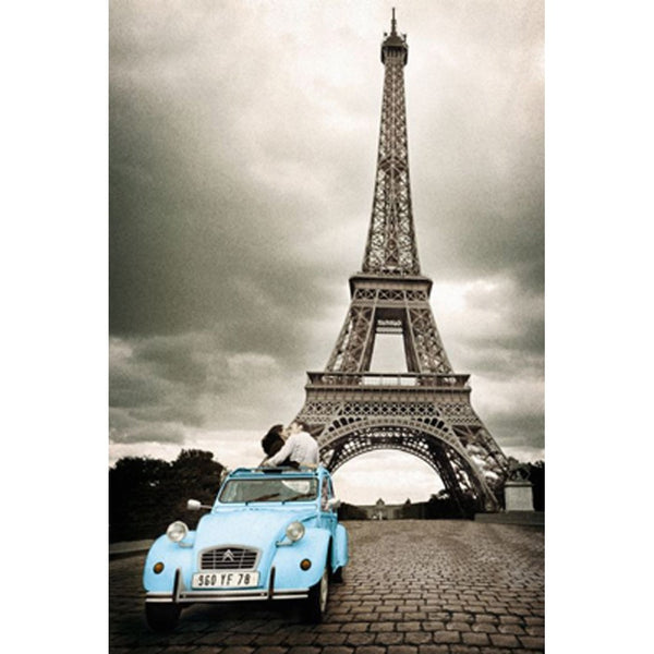 GB Eye Eiffel Tower Car Poster
