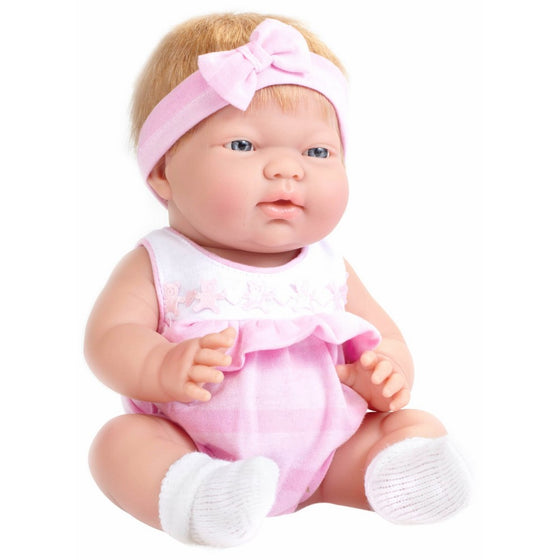JC Toys Blonde Ani Baby Doll, Pink