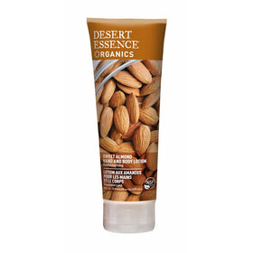 Desert Essence Hand and Body Lotion, Sweet Almond, 8 oz