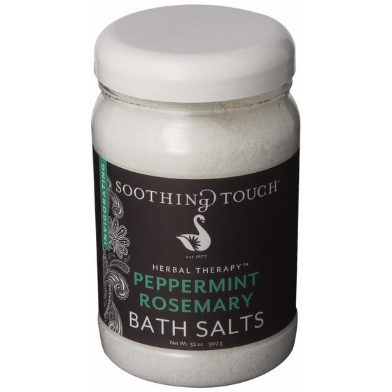 Soothing Touch W67369PR32 Bath Salts Peppermint Rosemary, 32-Ounce