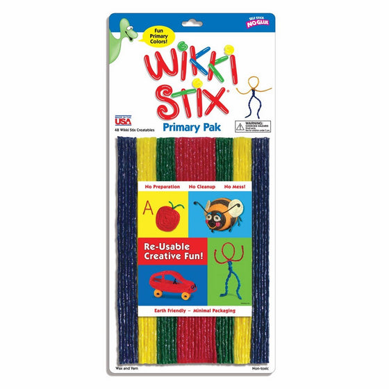 Wikki Stix Primary Colors Molding & Sculpting Sticks