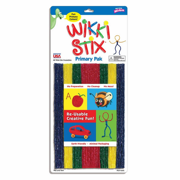 Wikki Stix Primary Colors Molding & Sculpting Sticks