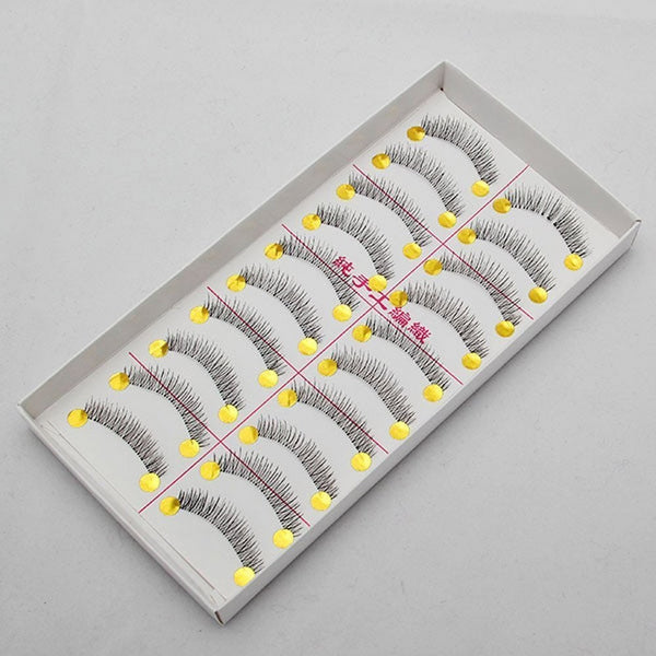 CJESLNA New 10 Pairs of Professional Makeup Hand-Made Party False Eyelashes Eye Lashes