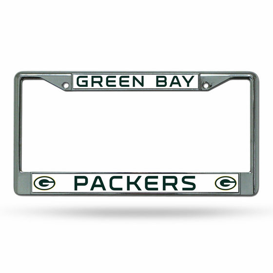 Rico Industries NFL Green Bay Packers Chrome Plate Frame