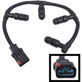 APDTY 015359 Glow Plug Wire Wiring Harness Left or Right 2003-2004 Ford Excursion F250 F350 F450 F550 w/ 6.0L Diesel (20.5" Long; Replaces 4C3Z 12A690-BA, 4C3Z 12A690-AA, 1845915C9, 1845793C9)