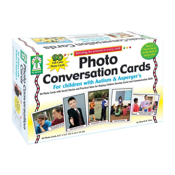 Key Education Photo Conversation Cards for Children with Autism and Asperger's