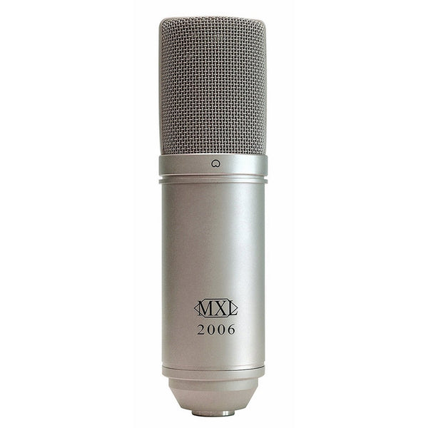 MXL 2006 Large Gold Diaphragm Condenser Microphone with MXL-57 Shock Mount and Carrying Case