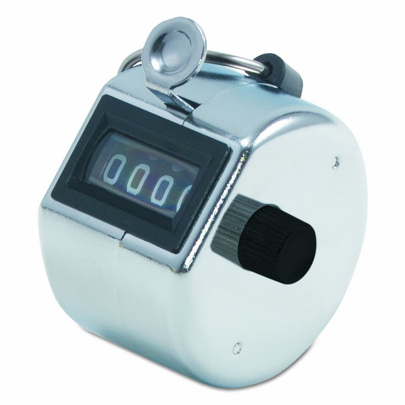 Bates 9841000 Tally I Hand Model Tally Counter, Registers 0-9999, Chrome