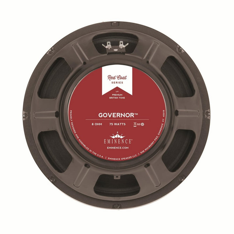 Eminence Red Coat The Governor 12" Guitar Speaker, 75 Watts at 8 Ohms
