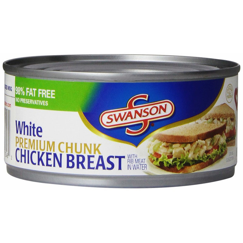 Swanson White Premium Chunk Chicken Breast, 9.75 oz (Pack of 12)