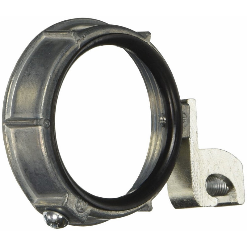 Halex 99526 2-Inch Zinc Insulated Metallic Grounding Bushing with Lug