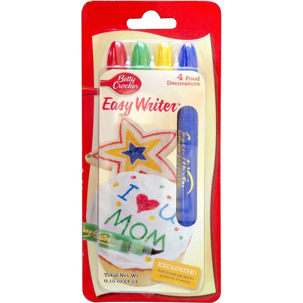 Betty Crocker Decor 4-Easy Writer, 0.15 0z, 4 count