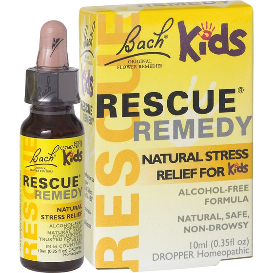 Bach Kids Rescue Remedy Natural Stress Relief Drops, 10 ml