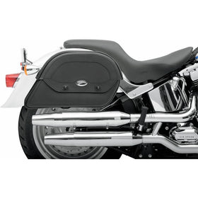 Saddlemen - 3501-0438 - Cruisn Slant Saddlebag, Custom Fit - Jumbo