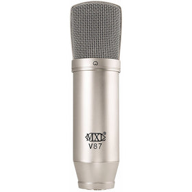 MXL V87 Low-Noise Condenser Microphone with Pop Filter and Low Profile Shockmount