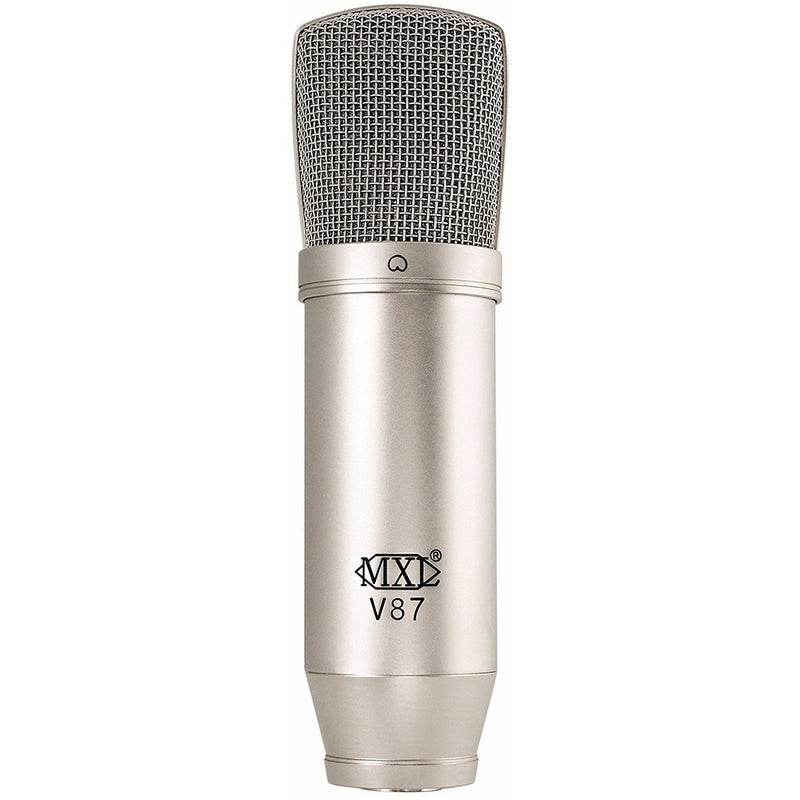 MXL V87 Low-Noise Condenser Microphone with Pop Filter and Low Profile Shockmount