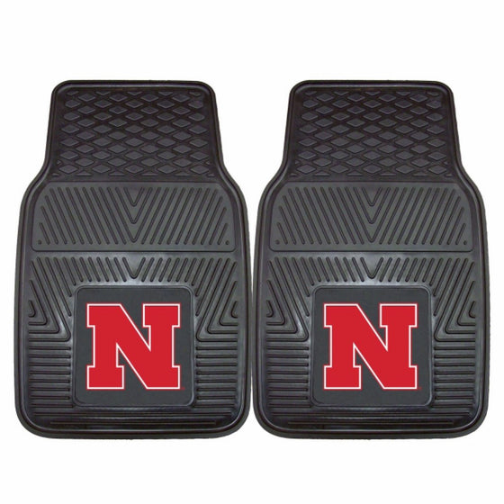 Fanmats NCAA University of Nebraska Cornhuskers Vinyl Heavy Duty Car Mat