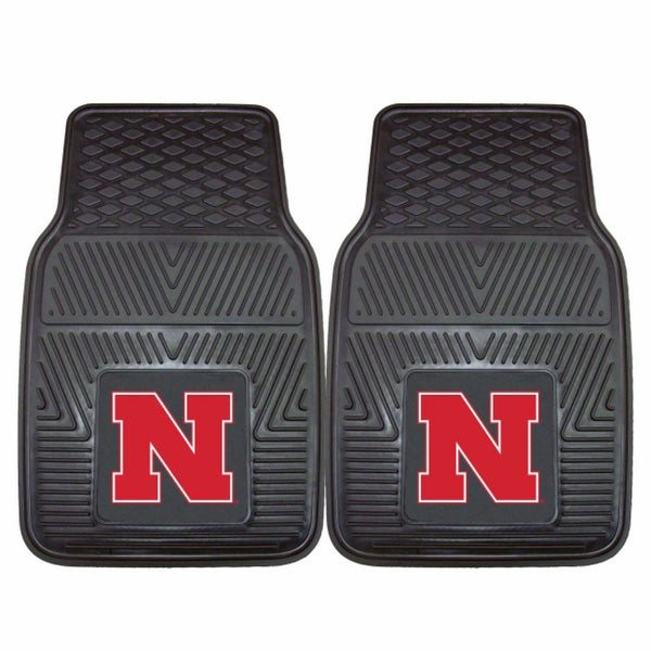 Fanmats NCAA University of Nebraska Cornhuskers Vinyl Heavy Duty Car Mat