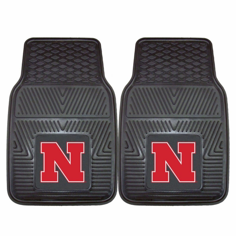 Fanmats NCAA University of Nebraska Cornhuskers Vinyl Heavy Duty Car Mat