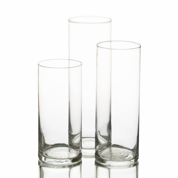 Eastland Glass Cylinder Vase Set of 3