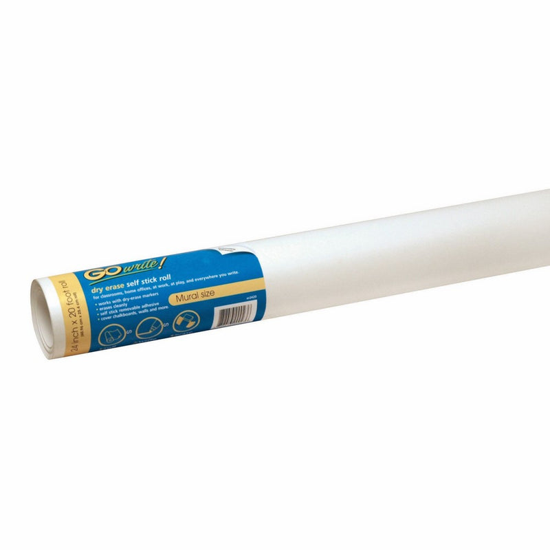 Pacon PACAR2420 GoWrite! Dry Erase Roll, 24" x 20', White