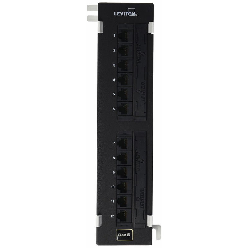 Leviton 69586-U89 Extreme Cat 6 110-Style Patch Block, 12-Port