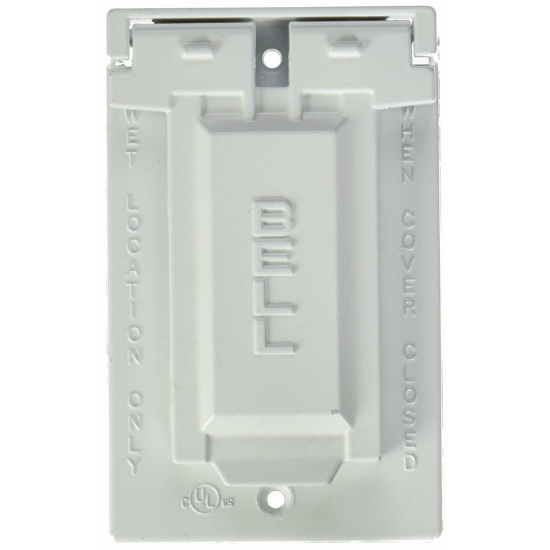 Hubbell-Bell 5103-1 GFCI Weatherproof Single Gang Vertical Device Mount Cover