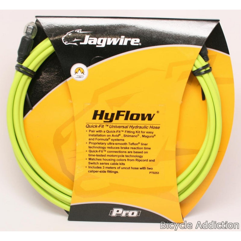 Jagwire HyFlow Disc Hose, Ergon Green, 3000mm, Requires Jagwire HyFlow Quick-Fit Kit