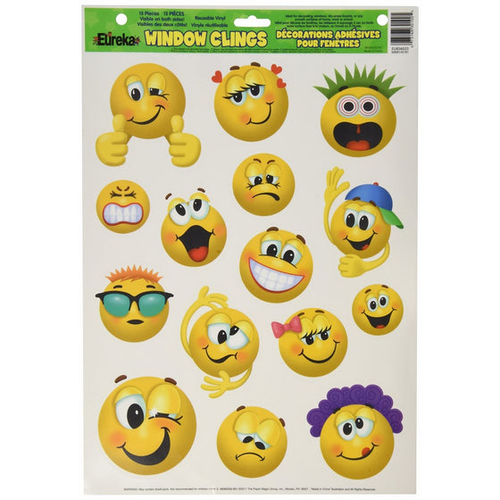 Eureka Emoticons Clings