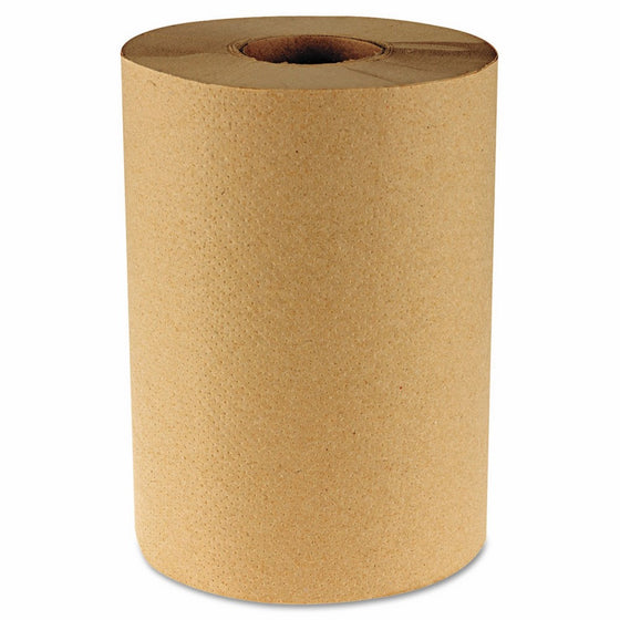 Boardwalk 6252 Hardwound Paper Towels, 8" x 350ft, 1-Ply Natural (Case of 12 Rolls)