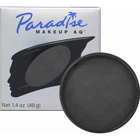 Mehron Makeup Paradise AQ Face & Body Paint, BLACK: Basic Series – 40gm