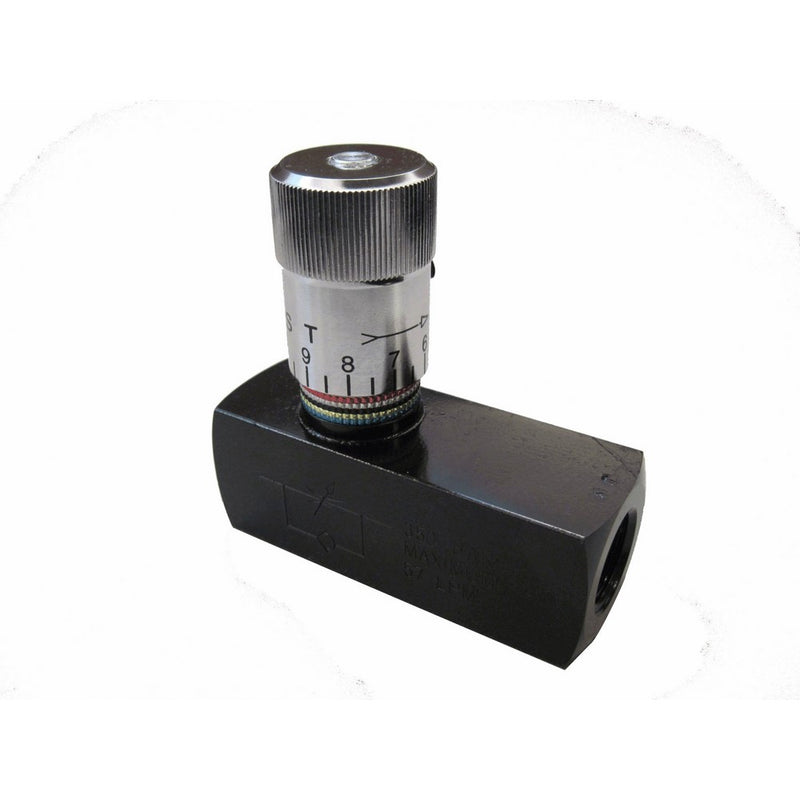 Prince WFC-400 Wolverine Flow Control Valve, Carbon Steel, In-Line, 5 gpm Max Flow, 1/4" NPTF