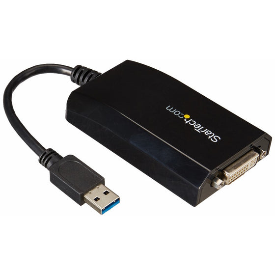 StarTech.com USB 3.0 to DVI/VGA External Video Card Multi Monitor Adapter - 2048x1152 - USB 3.0 Graphics Adapter M/F