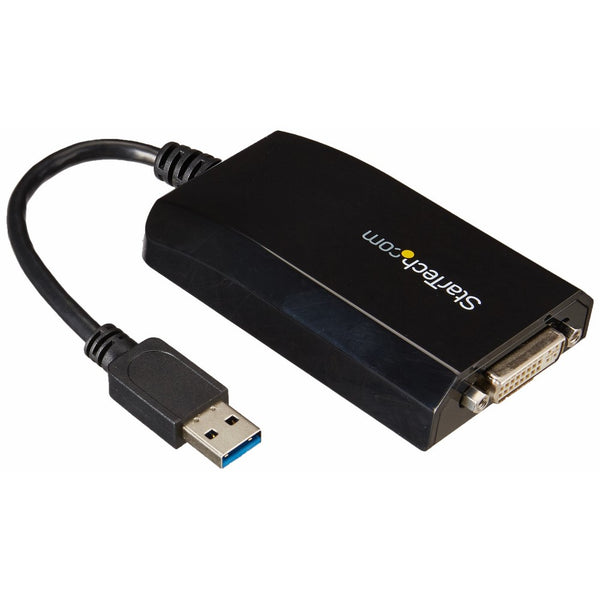 StarTech.com USB 3.0 to DVI/VGA External Video Card Multi Monitor Adapter - 2048x1152 - USB 3.0 Graphics Adapter M/F