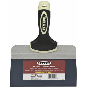 Hyde Tools 09223 8-Inch Pro Project Taping Knife with Extruded Back, Blue Steel