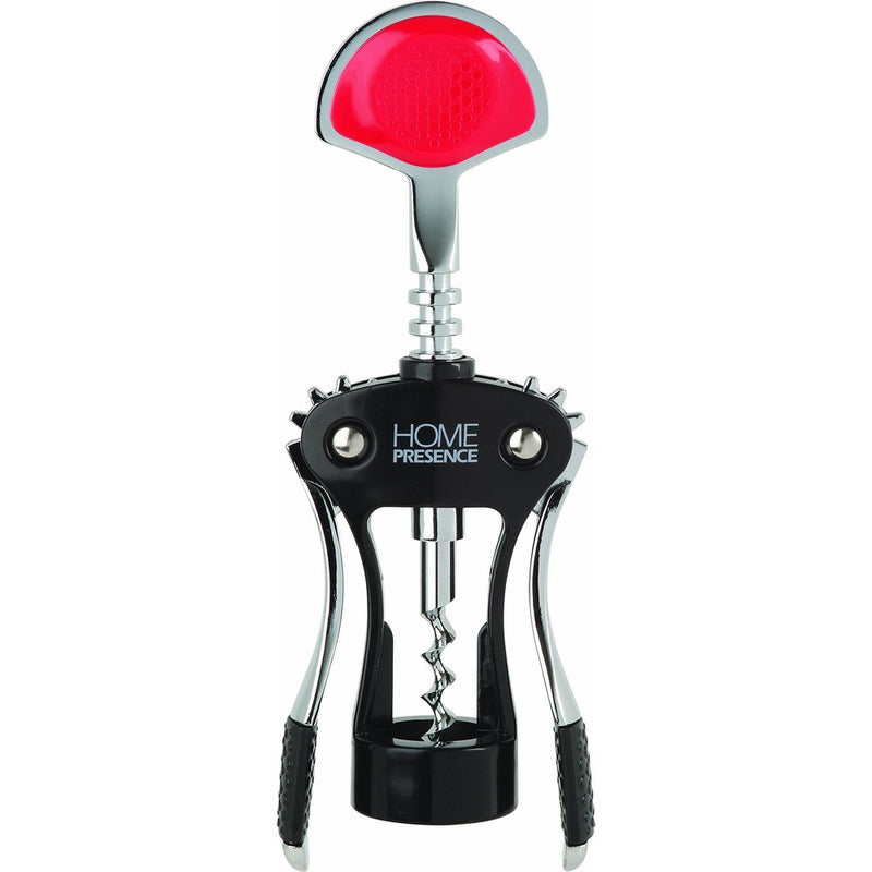 Trudeau Maison Deluxe Wing Corkscrew, Silver/Black