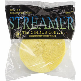 Cindus SC3600-3641 Crepe Streamers, 1.75" by 81', Primrose Yellow