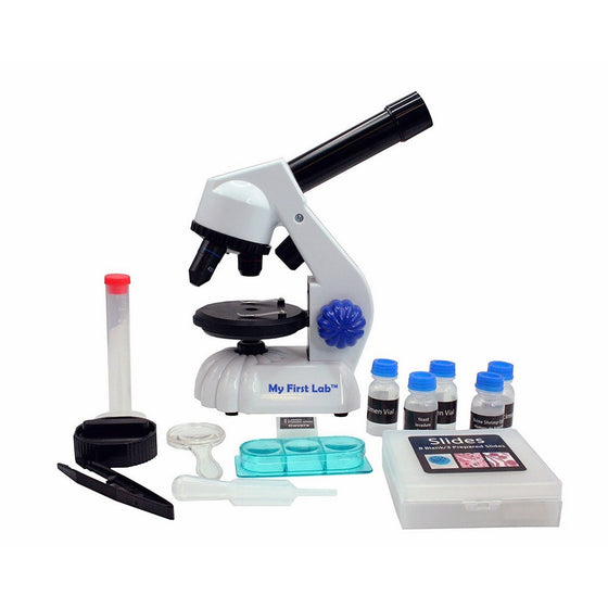 My First Lab Mini-Duo Scope – Entry level STEM Microscope with Accessory Kit, and Dual LED Illumination