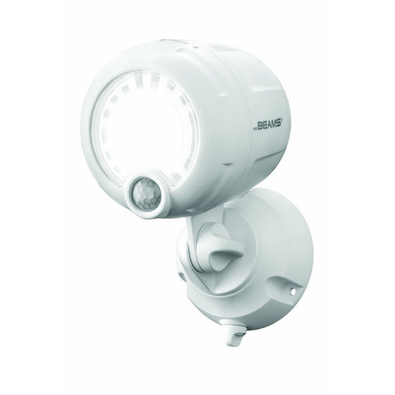 Mr. Beams MB360XT-Wht-01-00 Wireless 200 Lm Battery-Operated Outdoor Motion-Sensor-Activated LED Spotlight, White