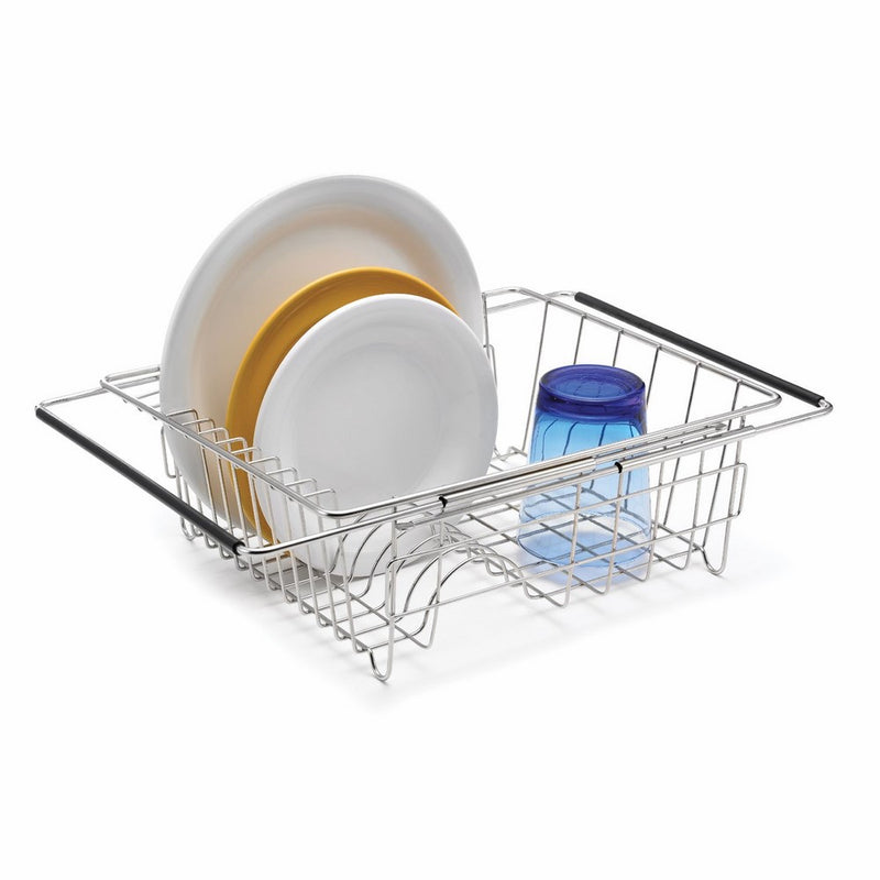 Polder 6216-75RM In-Sink/Over-Sink Stainless Steel Dish Rack, 13.75" x 11.5" x 5"