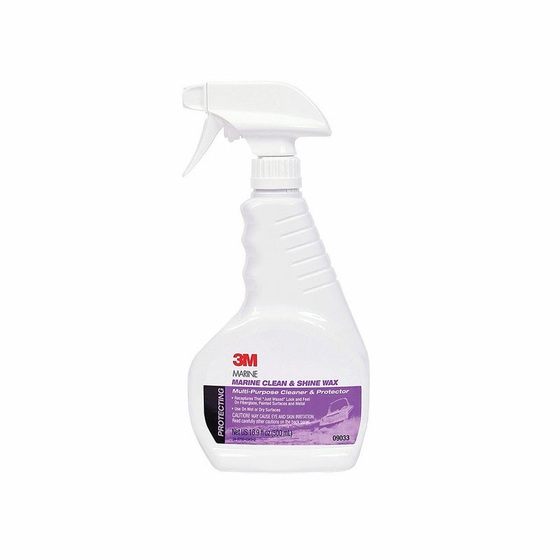 3M 09033 Marine Clean & Shine Wax Spray, 16.9 oz.