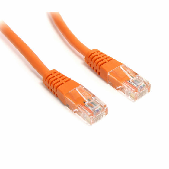 StarTech.com Orange Molded RJ45 UTP Cat 5e Patch Cable - 3 Feet (M45PATCH3OR)