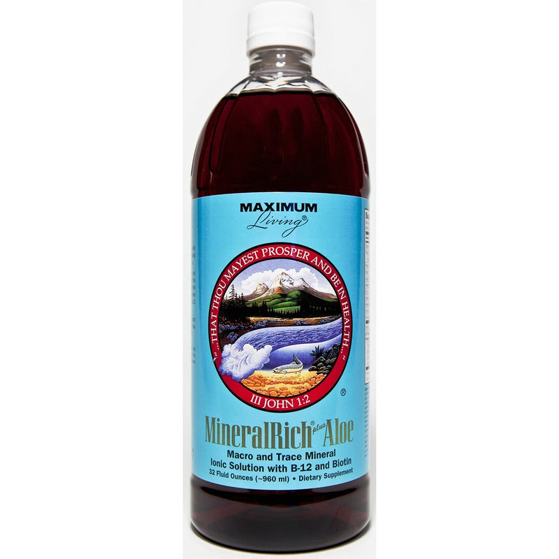 Maximum Living MineralRich Plus Aloe, 32 fluid ounces