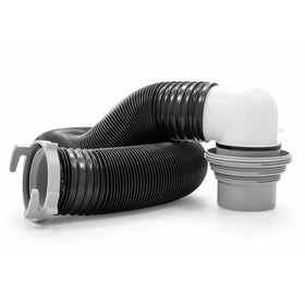 Camco 10ft RV Sewer Hose Kit with Pre-Attached Fittings – Ready To Use with Bayonet Fitting and Elbow with 4-in-1 Adapter (39551)