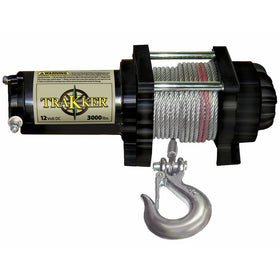 Keeper Corporation KT3000 Trakker 1.475-horsepower Electric Winch - 3,000-Pound Capacity (Black)