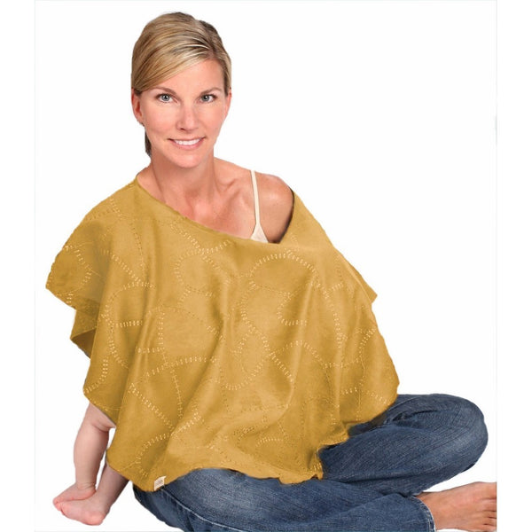 L'ovedbaby 4-in-1 Nursing Shawl - Show & Tell Caramel