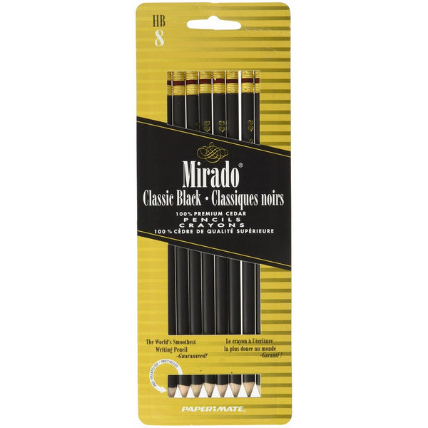 Paper Mate Mirado Black Warrior Pencil No. 2, 8 Count