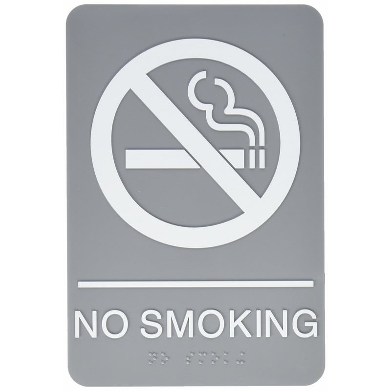 U.S. Stamp & Sign ADA Plastic No Smoking Sign (USS4813)