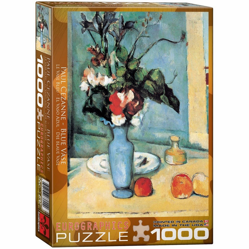 EuroGraphics Blue Vase by Cezanne 1000 Piece Puzzle